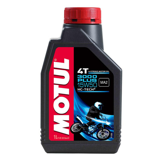 MOTUL 3000 Plus 15W50 4 Stroke Oil - 1 Litre