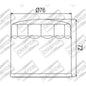 Champion Oil Filter Element - COF053