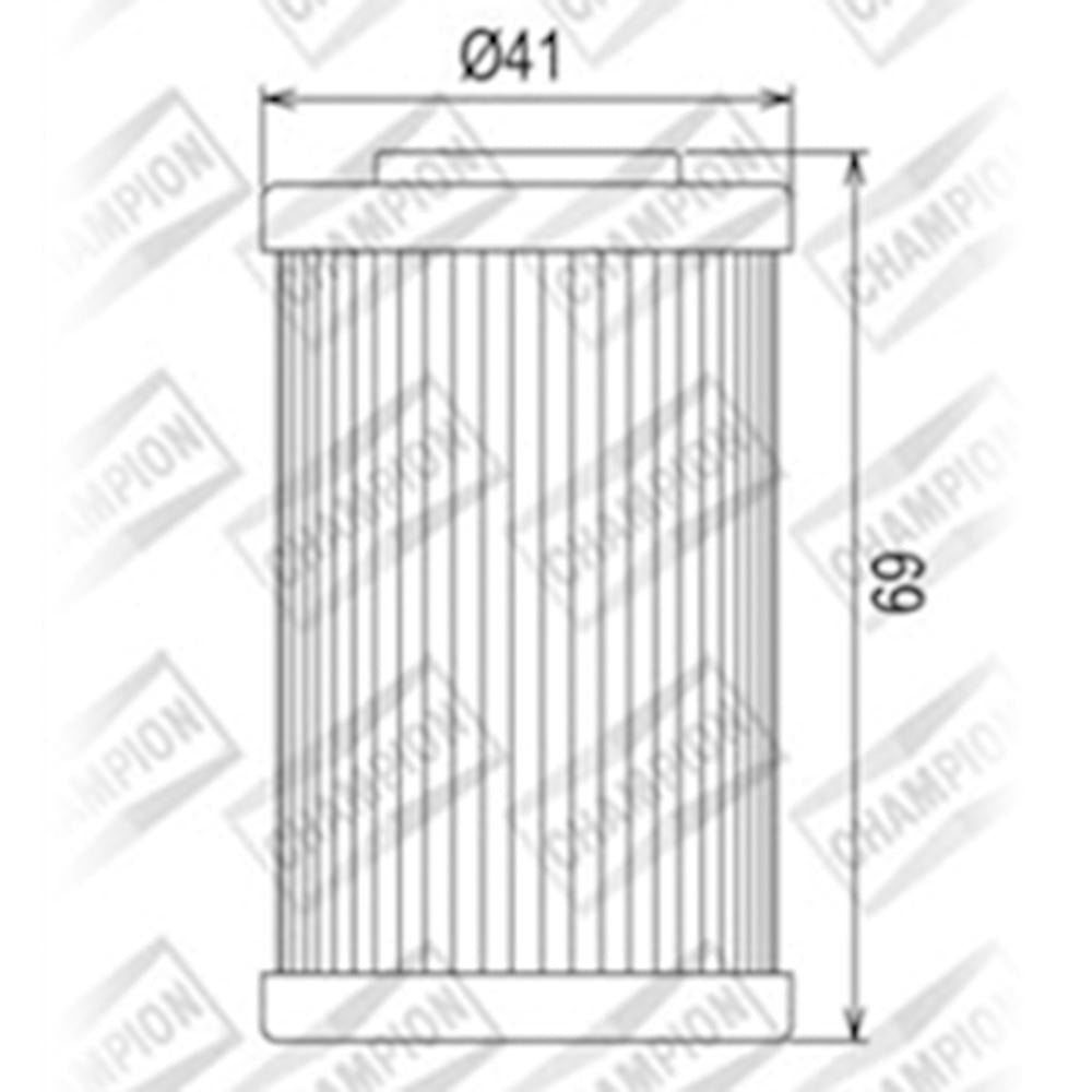 Champion Oil Filter Element - COF055