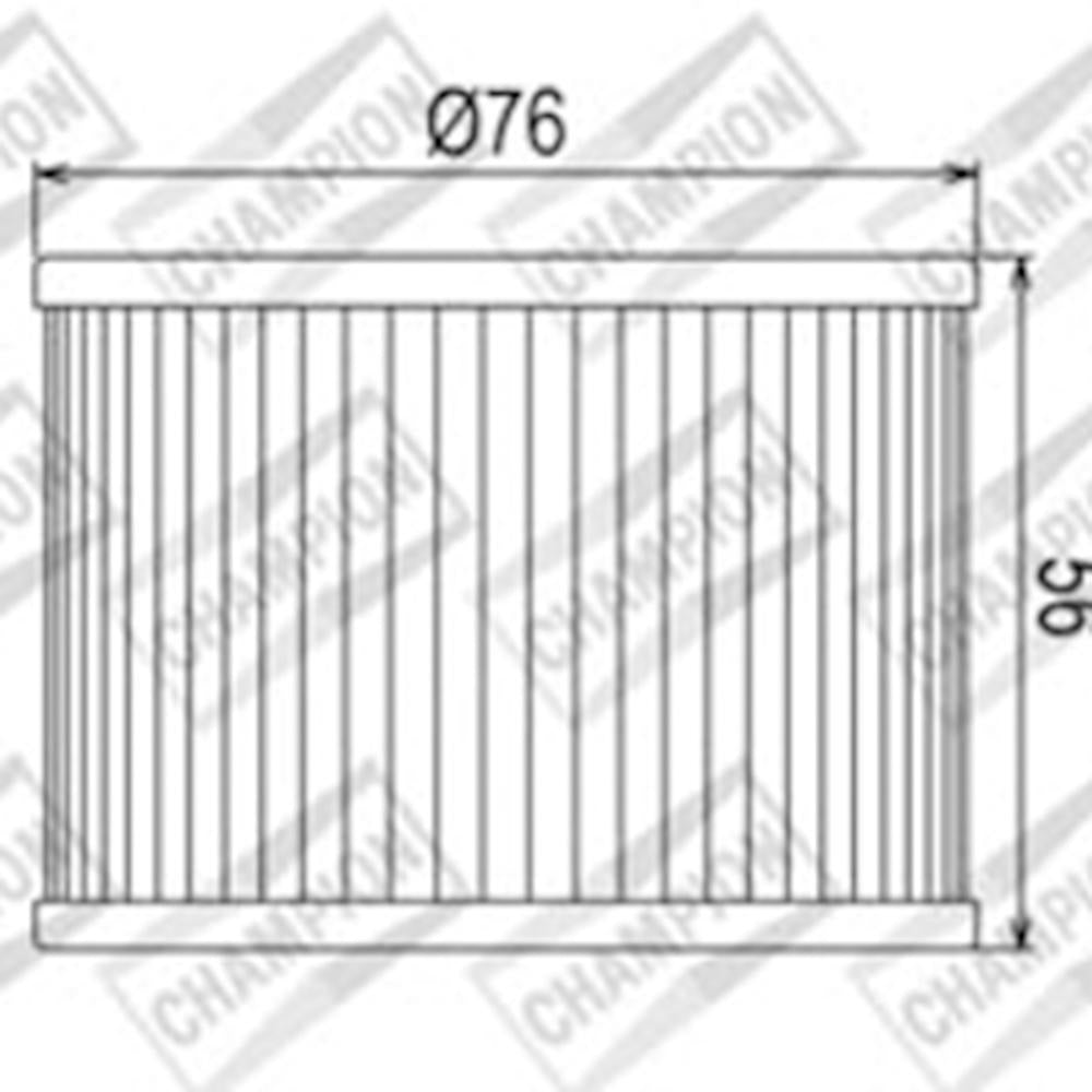 Champion Oil Filter Element - COF301