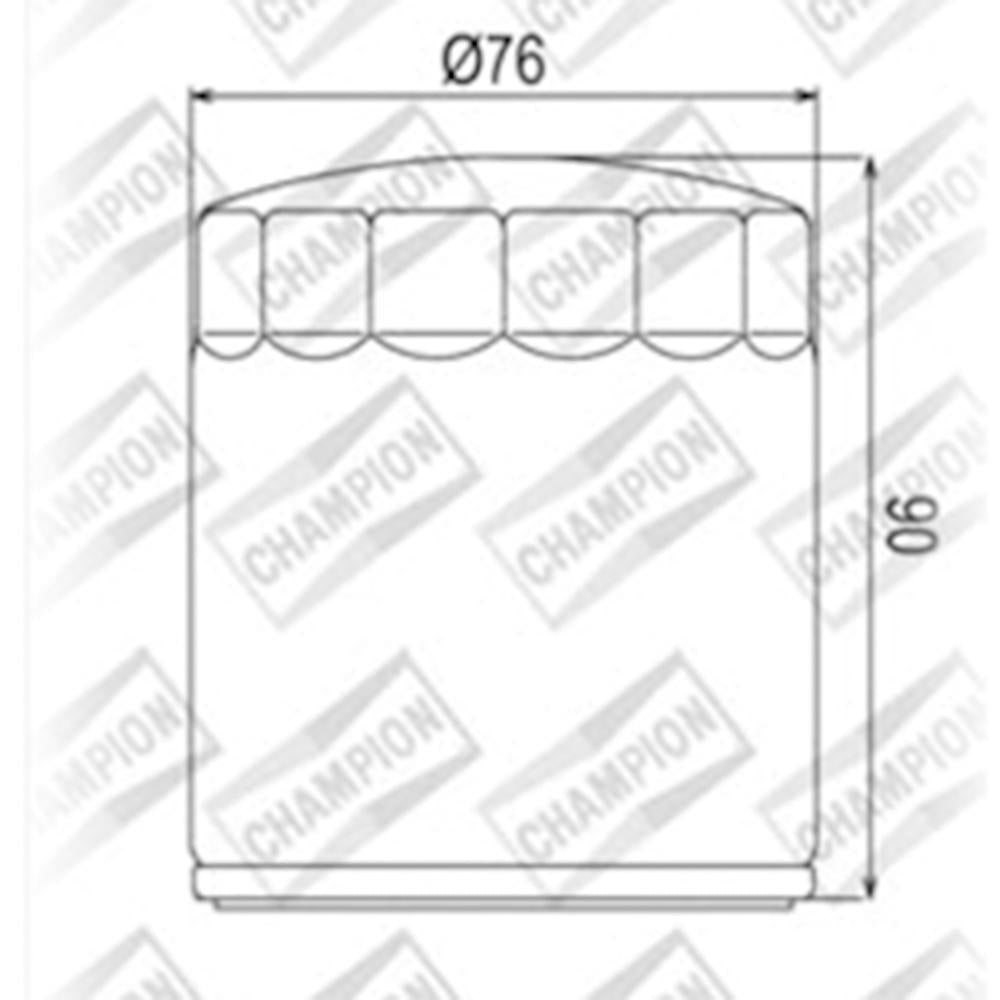 Champion Oil Filter Element - COF451