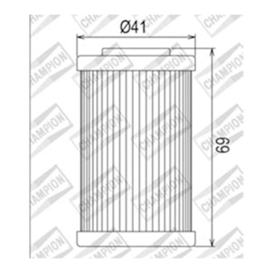 Champion Oil Filter Element - COF555