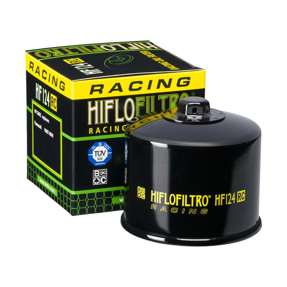 Hiflofiltro Oil Filter - HF124RC (With Nut)