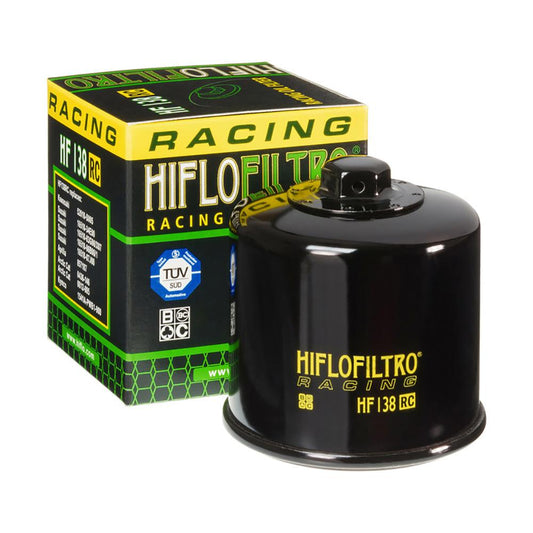 Hiflofiltro Oil Filter - HF138RC (With Nut)