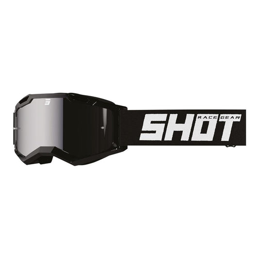 Shot Assault 2.0 Goggles Solid Black With Silver Iridium Lens