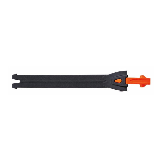 TCX SP: Toothed Band Alu Pull L 17.0cm Black/Orange Fluoro (TBANDAL/NEOF)