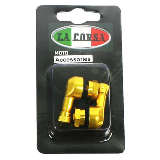 La Corsa Tubeless Valve Stem - Gold - 8.3mm (Pair)