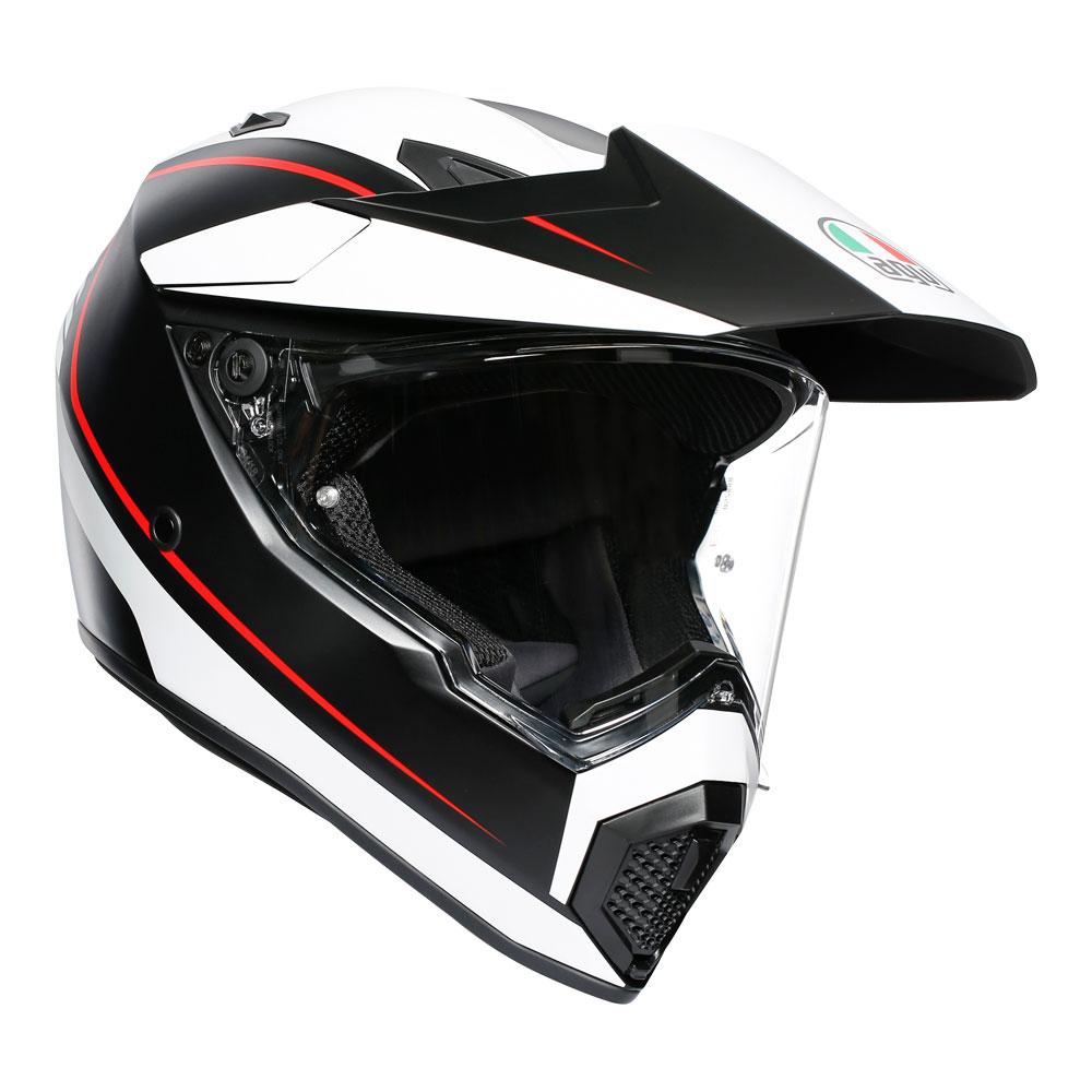 AGV AX9 - Pacific Road Matt Black/White/Red