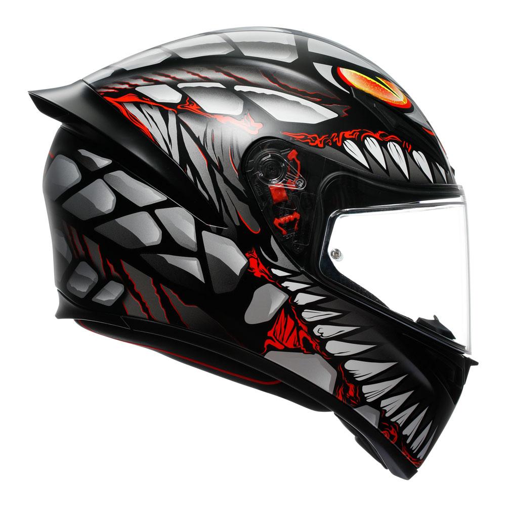 AGV K1 S - Lyzard Black/Grey/Red