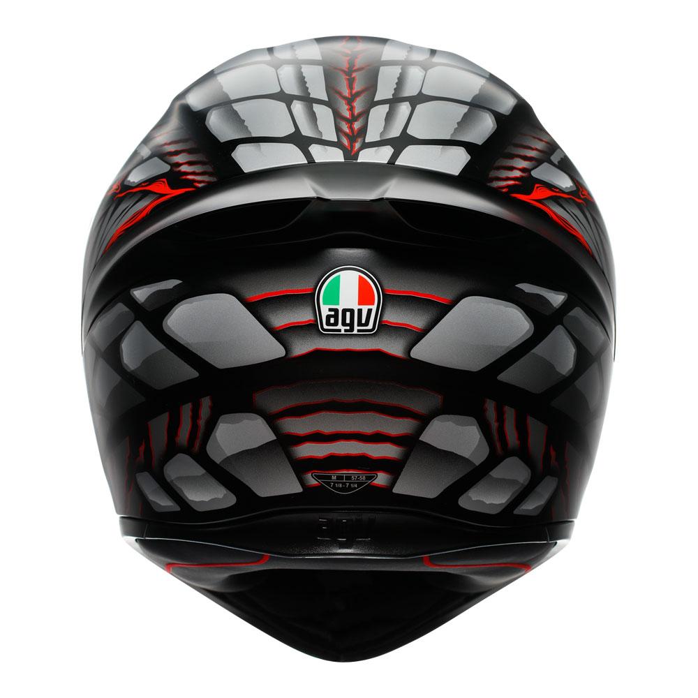 AGV K1 S - Lyzard Black/Grey/Red