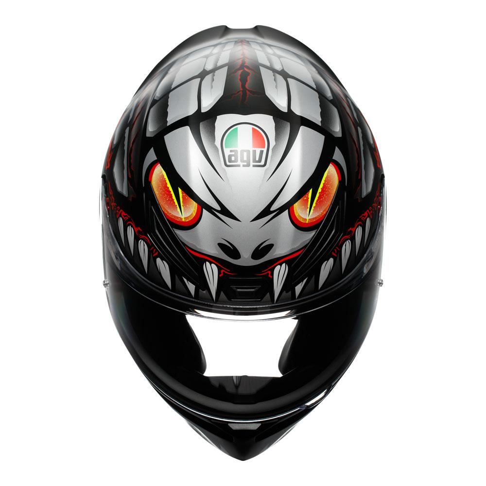 AGV K1 S - Lyzard Black/Grey/Red