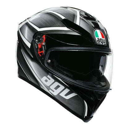 AGV K5 S - Tempest Black Silver