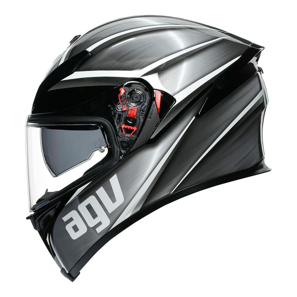 AGV K5 S - Tempest Black Silver