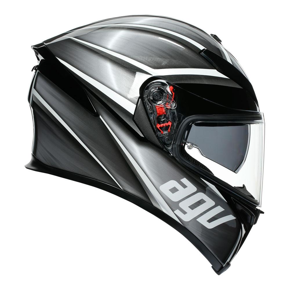 AGV K5 S - Tempest Black Silver