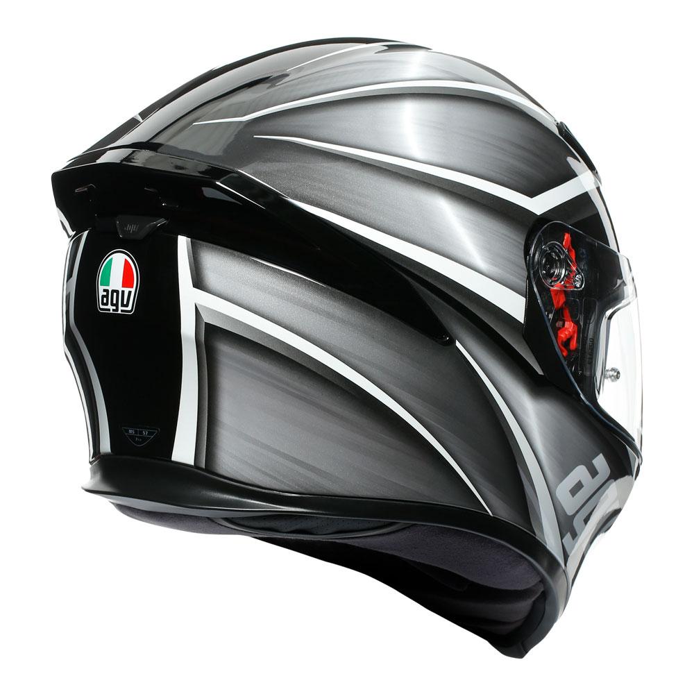 AGV K5 S - Tempest Black Silver