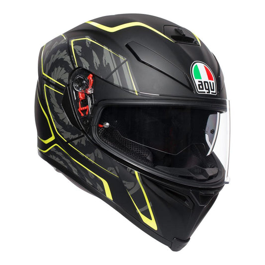 AGV K5 S - Tornado Matt Black/Yellow Fluro