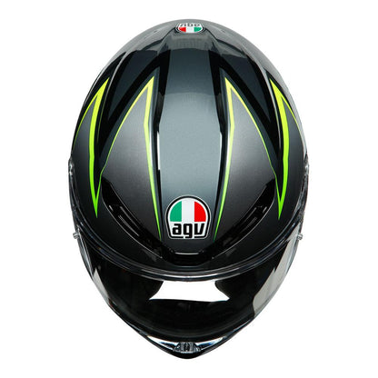 AGV K6 - Flash Grey/Black/Lime