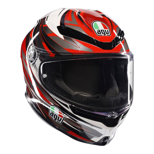 AGV K6 S - Reeval White/Red/Grey