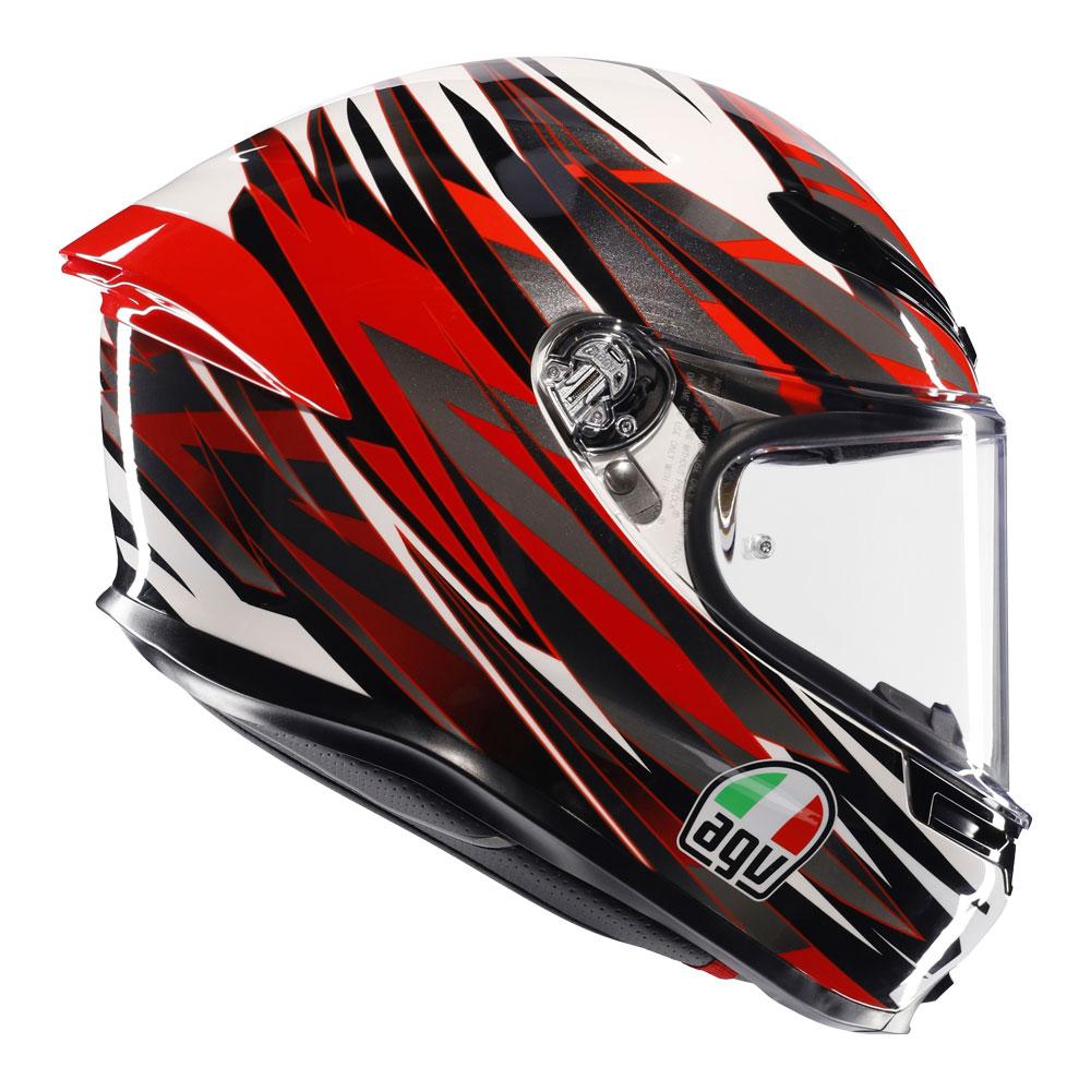 AGV K6 S - Reeval White/Red/Grey