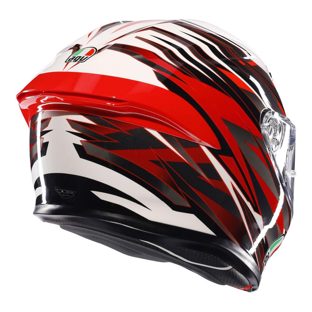 AGV K6 S - Reeval White/Red/Grey