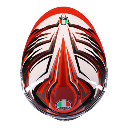 AGV K6 S - Reeval White/Red/Grey