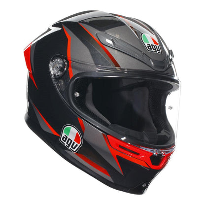 AGV K6 S - Slashcut Black/Red