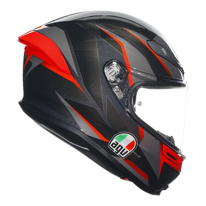 AGV K6 S - Slashcut Black/Red