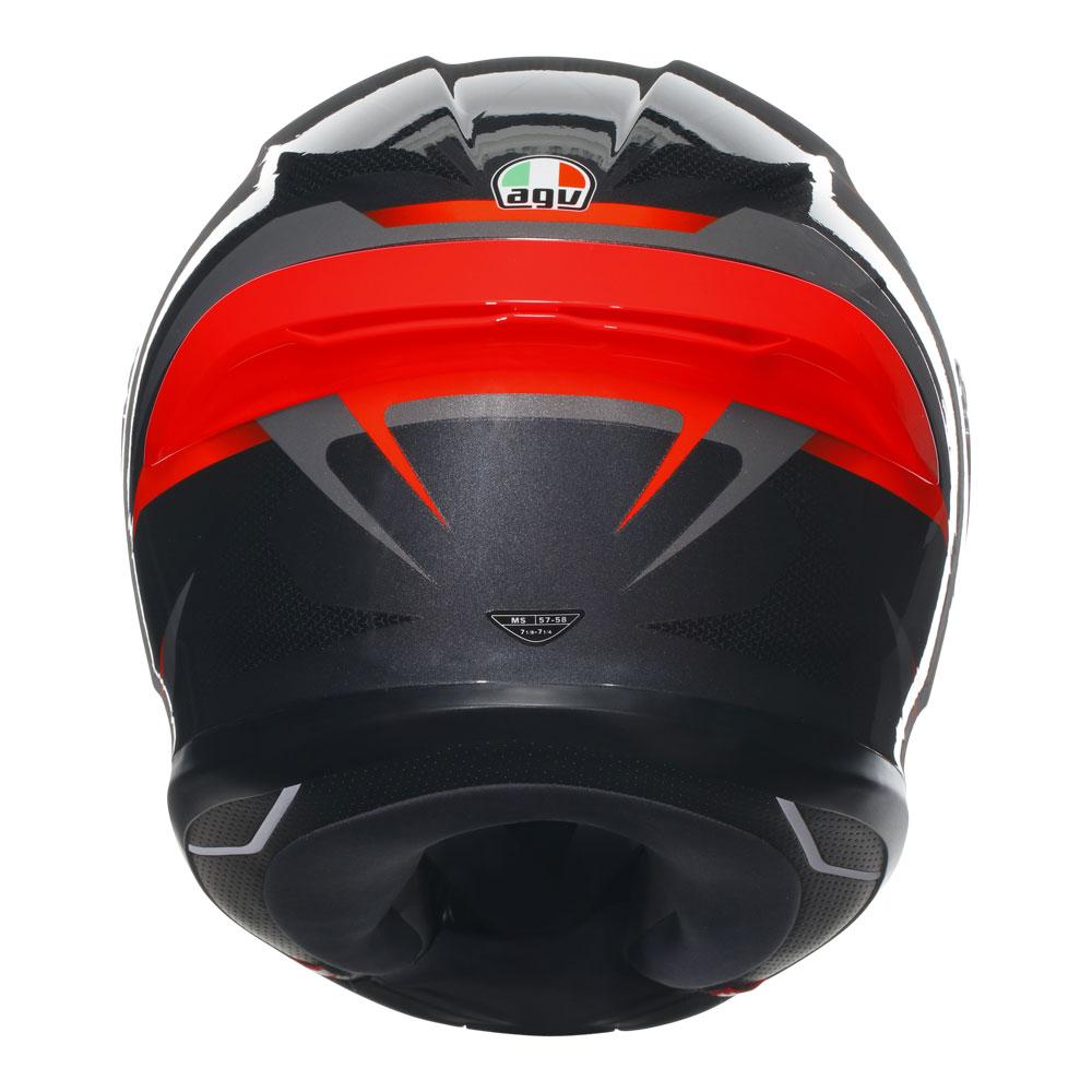 AGV K6 S - Slashcut Black/Red