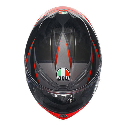 AGV K6 S - Slashcut Black/Red