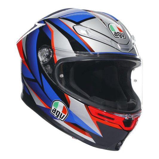 AGV K6 S - Slashcut Blue/Red