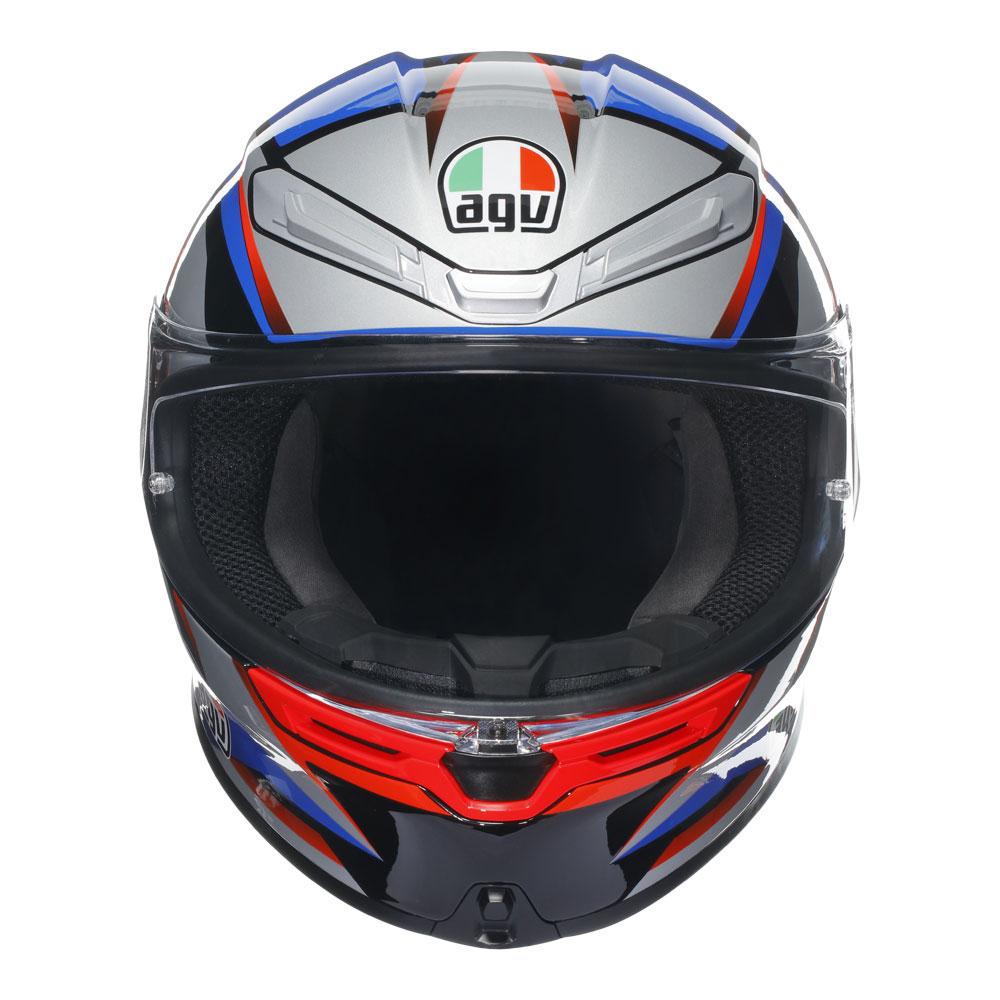 AGV K6 S - Slashcut Blue/Red