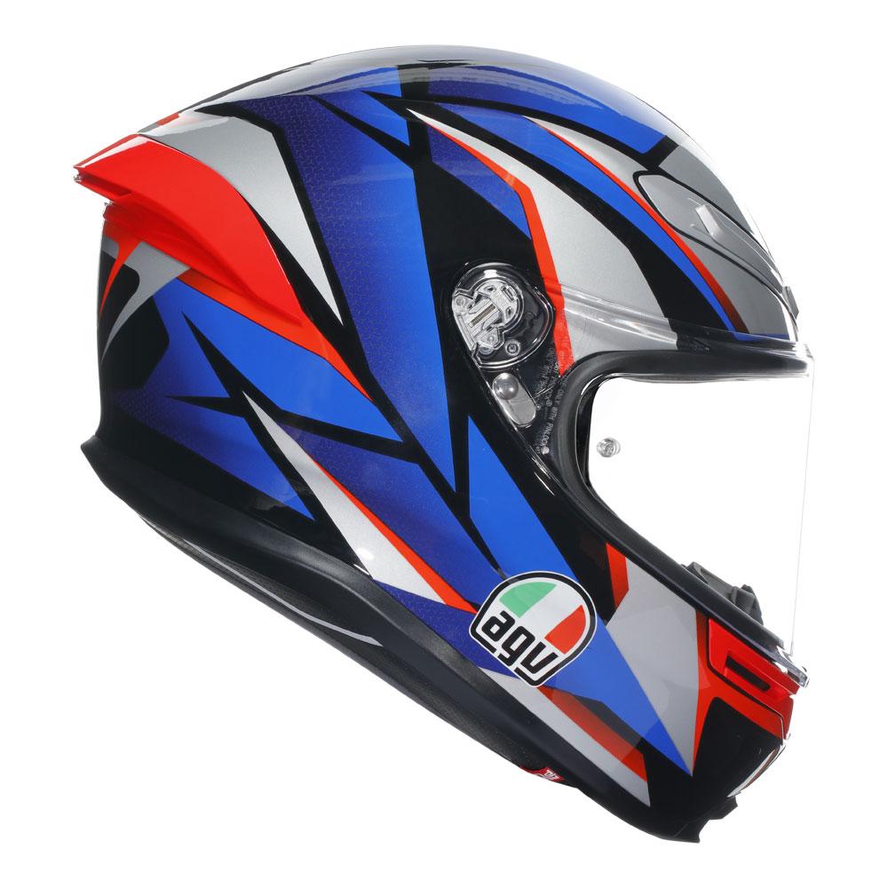 AGV K6 S - Slashcut Blue/Red