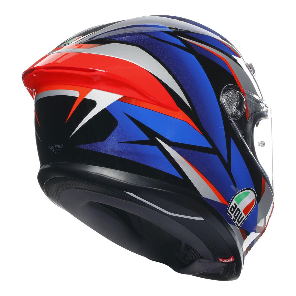 AGV K6 S - Slashcut Blue/Red