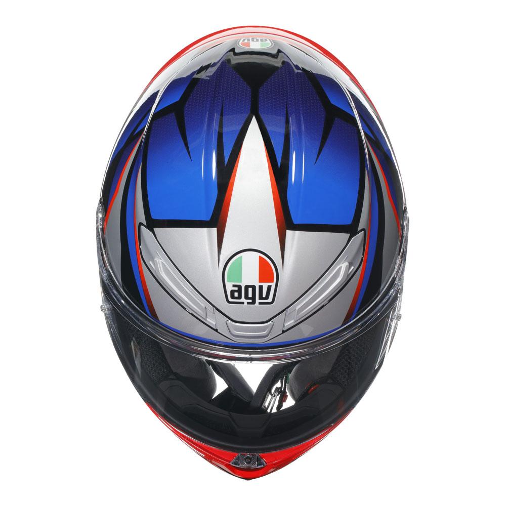 AGV K6 S - Slashcut Blue/Red