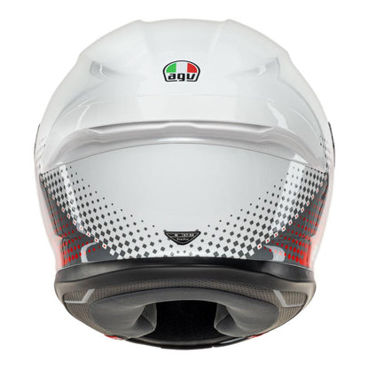 AGV K6 S - Fision White/Red/Light Grey