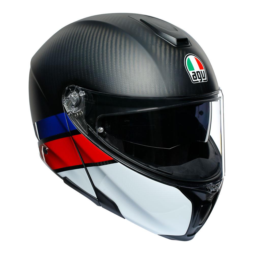 AGV Sportmodular Layer Carbon/Red/Blue