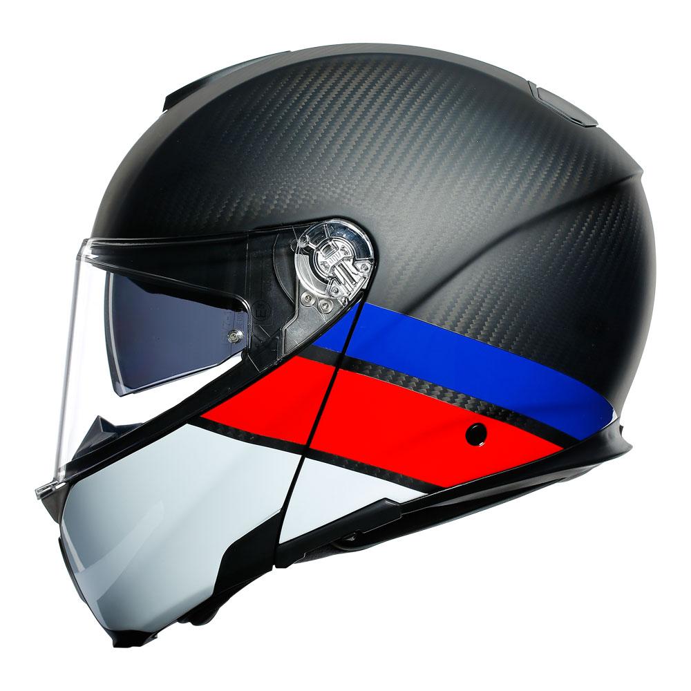 AGV Sportmodular Layer Carbon/Red/Blue