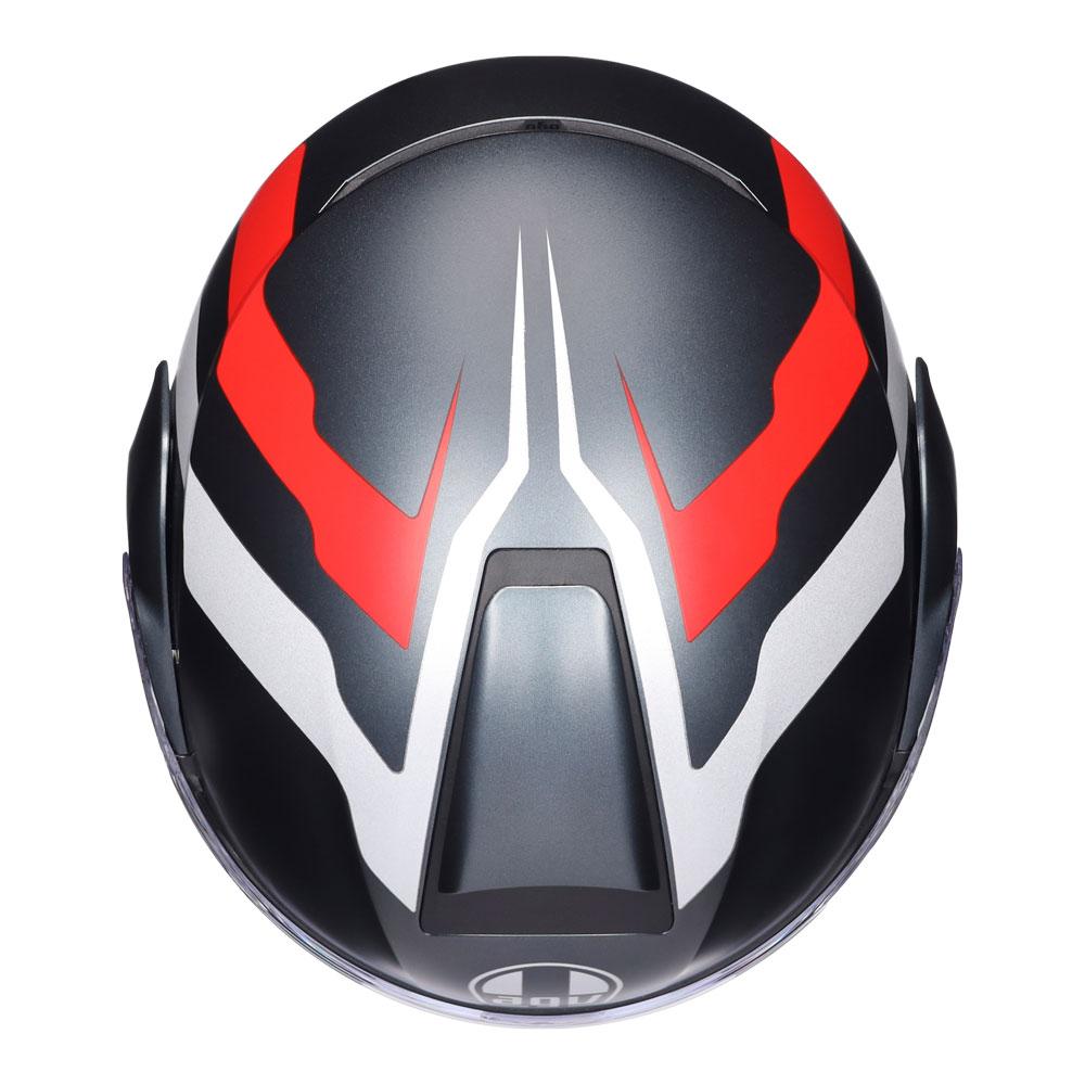 AGV Streetmodular - Resia Matt Grey/Silver/Red