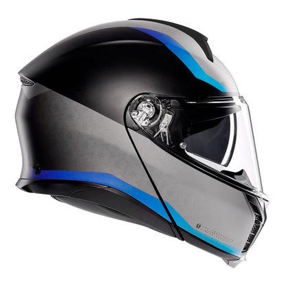 AGV Tourmodular - Stray Matt Black/Grey/Blue