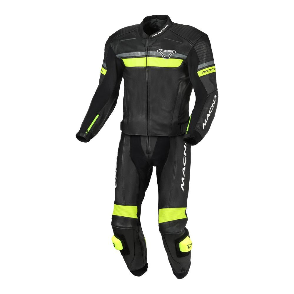 Macna Diabro Suit 2 Piece Black/Fluro