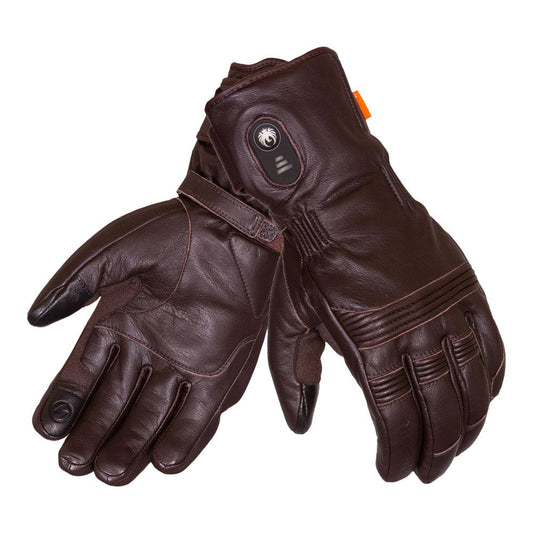 Merlin Minworth D30 Heated Gloves Dark Brown