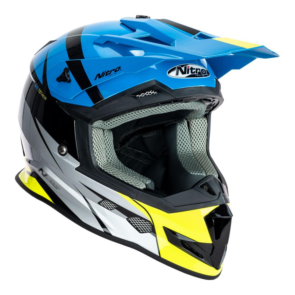 Nitro MX700 Youth Recoil Blue/Black/Grey/Fluro