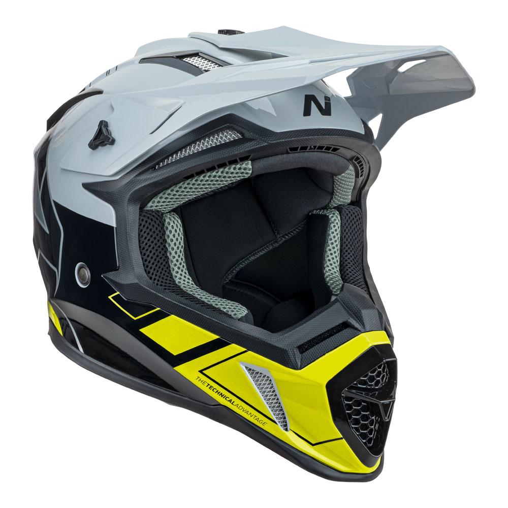 Nitro MX760 Gloss Silver/Grey/Black/Fluro