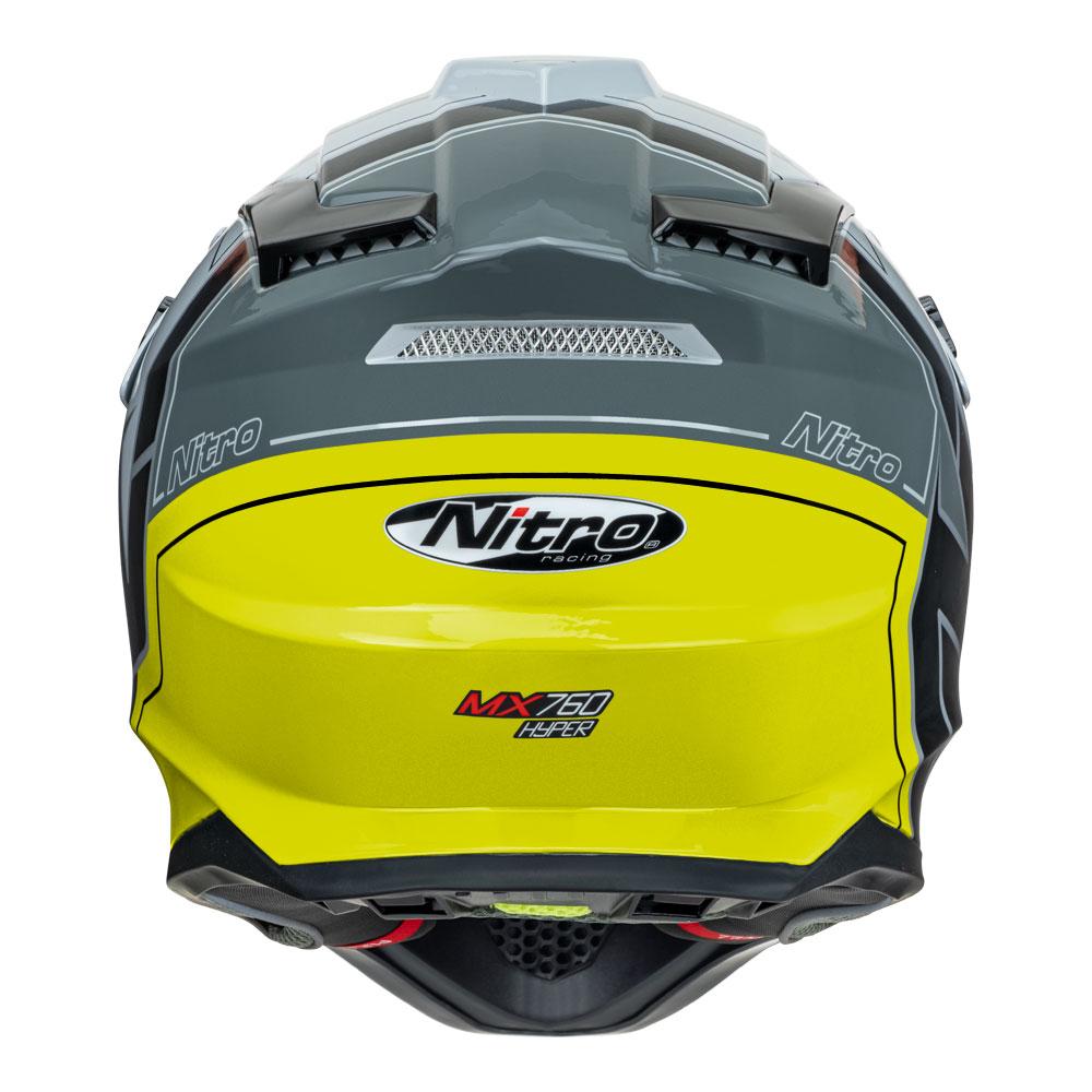 Nitro MX760 Gloss Silver/Grey/Black/Fluro