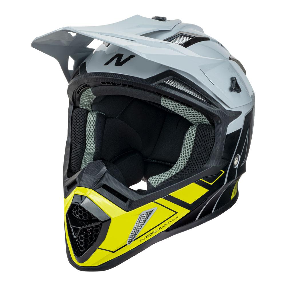 Nitro MX760 Gloss Silver/Grey/Black/Fluro