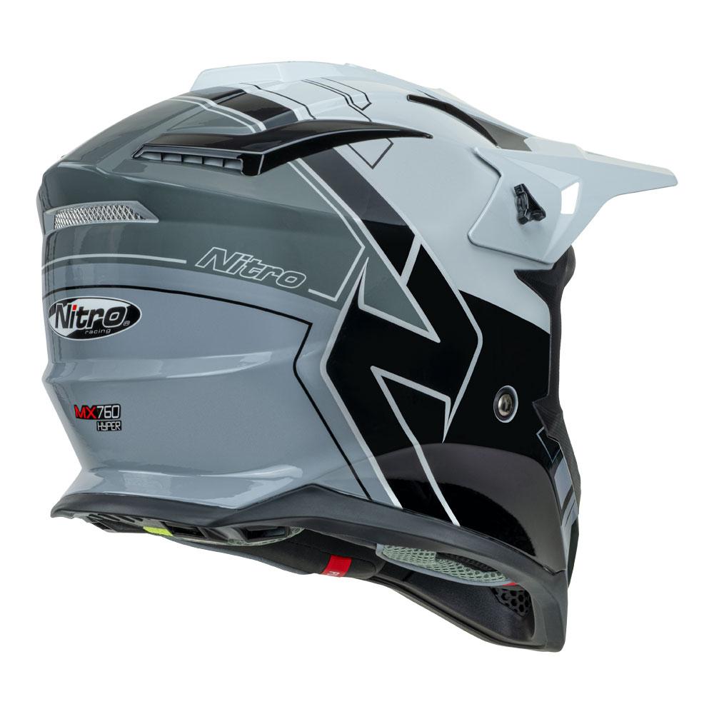 Nitro MX760 Gloss Silver/Grey/Black/Dark Grey