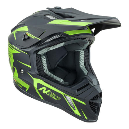 Nitro MX760 Satin Black/Fluro Green