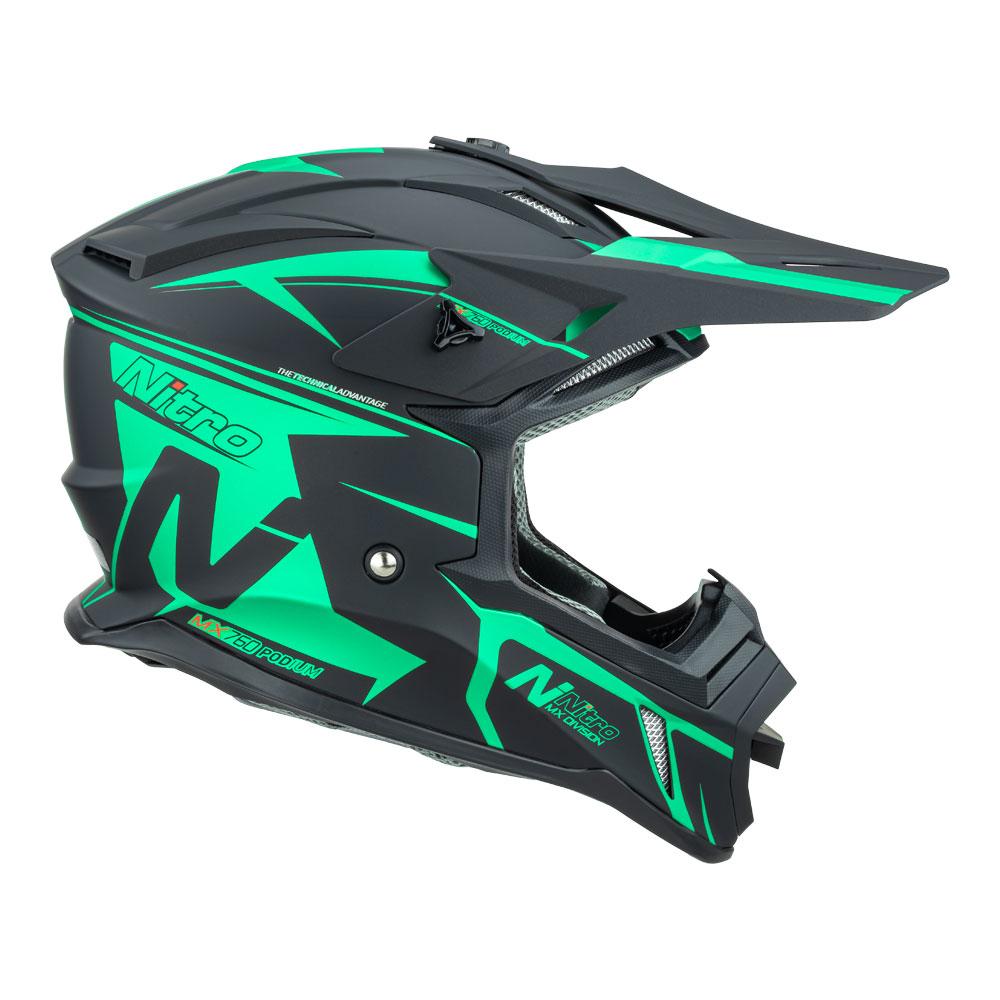 Nitro MX760 Satin Black/Teal