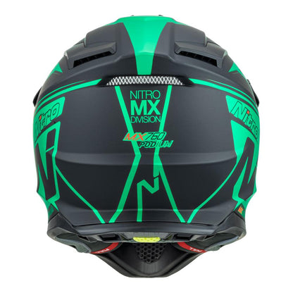 Nitro MX760 Satin Black/Teal