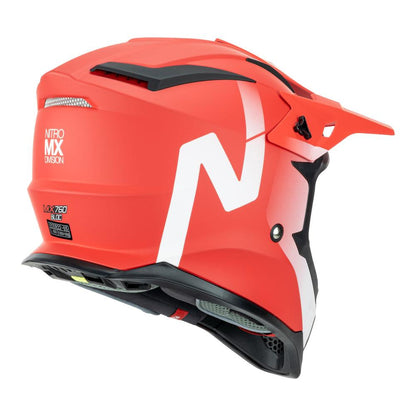 Nitro MX760 Satin Red/White